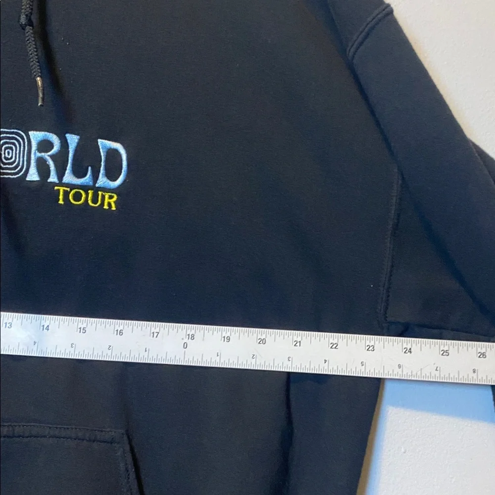 Travis Scott Astroworld Tour Wish You Were Here Hoodie Large Black Tour Dates - Picture 11 of 13